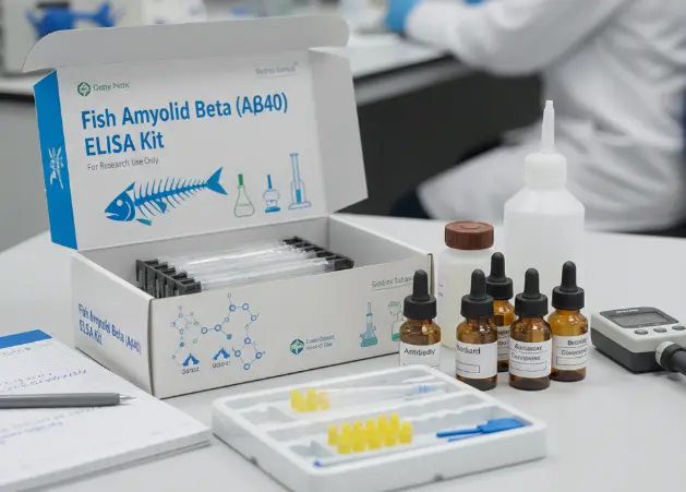 Abeta40 elisa kit :: Fish Amyloid beta Protein 40 ELISA Kit - 96-Strip-Wells