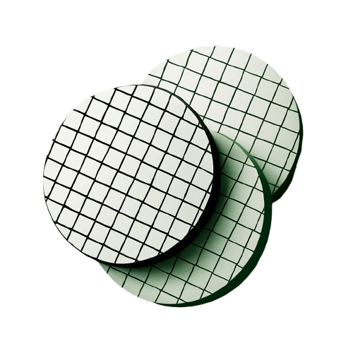 [GMCE4745WAN]  White Membrane with Black Grid-Individual Sterile Pack-50mm